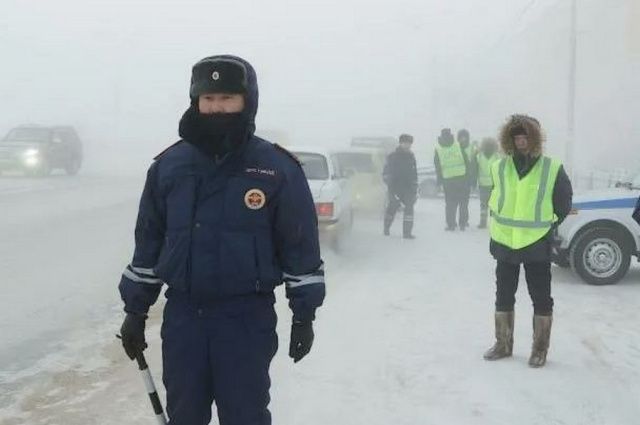 В Якутске патрули ГАИ переведены на усиленный режим работы