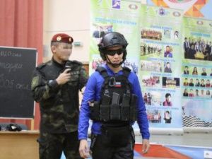 В Якутии состоялась встреча воспитанников Чурапчинской детско-юношеской спортивной школы-интерната с ее выпускником - «краповиком» СОБРа «Алмаз»  