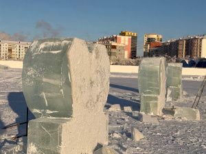 В Якутске готовится к открытию новый ледовый парк