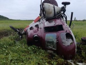 Вертолет санавиации упал в Кировской области. Погибли все, кто был на борту
