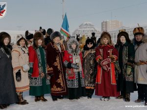 В Якутске состоялось шествие в национальных костюмах