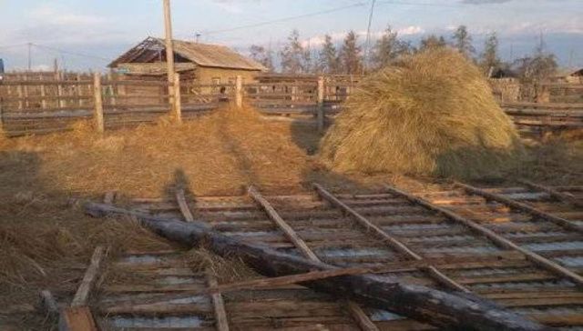 В Верхоянском районе ураган унес жизнь пожилого мужчины