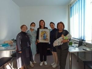 Медцентр Якутска посетила ведущая телеканала «Спас» Наталья Москвитина