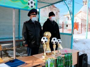 Состоялся турнир по зимнему футболу среди исправительных учреждений