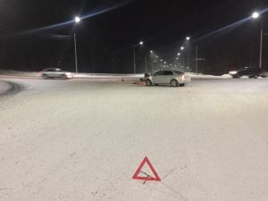 В Якутии в ДТП тяжелые травмы получил молодой человек