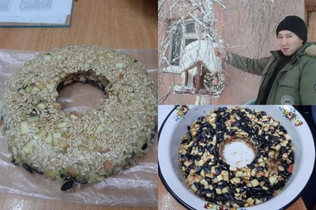 Пирог для птиц изготовили ветеринары в Сунтарском улусе