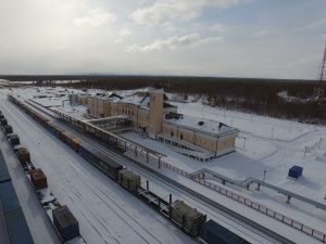 И.о. заместителя генерального директора ПАО «Трансконтейнер» Екатерина Бурцева посетила объекты станции Нижний Бестях