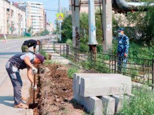 В Якутии осужденные задействованы на работах по благоустройству г. Якутска 