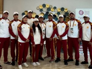 В рамках V Всемирных игр кочевников проводятся соревнования по мас-рестлингу