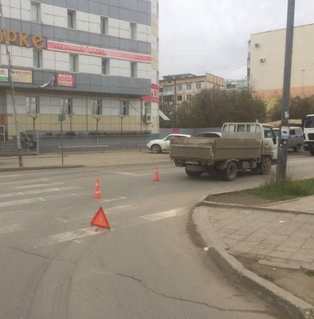 В Якутске сбили двух пешеходов