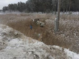Обгон не удался, водитель и пассажир в больнице