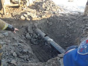 В Якутске восстанавливают поврежденный газопровод