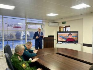 Валерий Лютый принял участие в уроке истории, посвященном 10-летию воссоединения Крыма с Россией