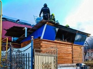 В Якутске во время пожара пострадал мужчина