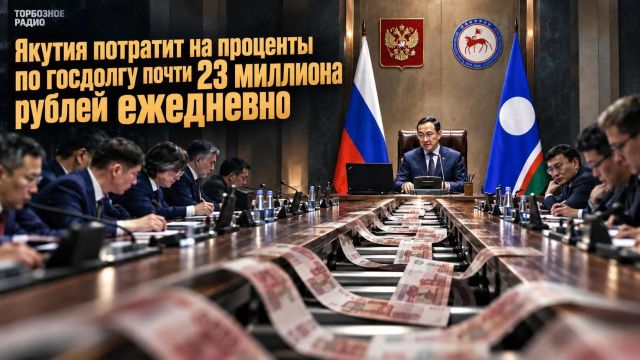 Якутия будет тратить на проценты по госдолгу почти 23 миллиона рублей ежедневно