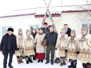 Якутские писатели в Мирном
