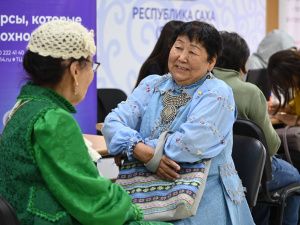 Более ста человек посетили выставку «Счастливое. Активное. Долголетие» в Якутии