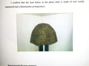 Якутянин продает единственную в мире шапку из шерсти мамонта за 10 тысяч долларов