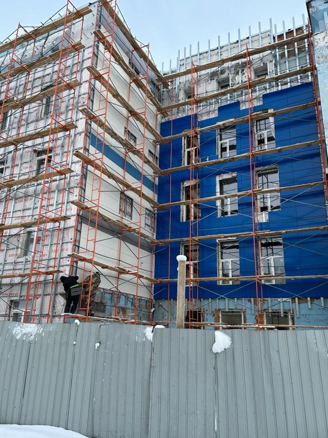 В Нерюнгри идет ремонт и модернизация корпусов центральной районной больницы