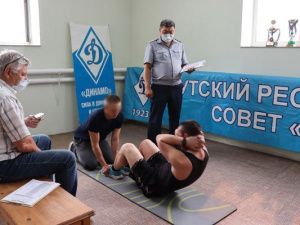 В исправительных учреждениях осужденные принимают участие в сдаче нормативов ГТО