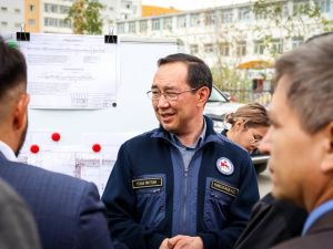 Масштабный ремонт дорог ведется в Гагаринском округе Якутска