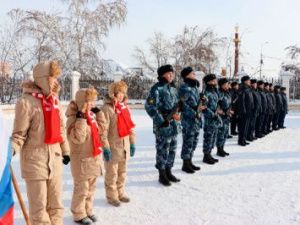 Молодые сотрудники отдела по конвоированию УФСИН приняли Присягу на верность Родине и служебному долгу