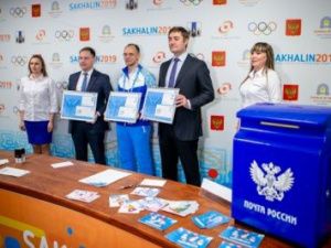 Прошла церемония гашения почтовых открыток Игр «Дети Азии»