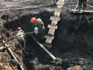 На месте аварии в Мирнинском районе собрано около тонны нефти