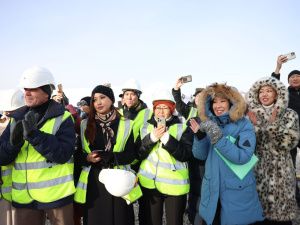 Глава Якутии Айсен Николаев дал старт строительству Ленского моста