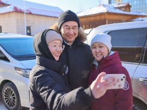 Глава Якутии посетил праздник «Широкая Масленица»