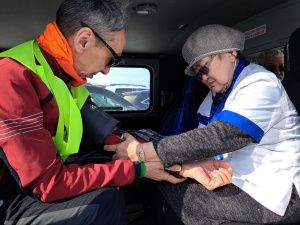 В Якутии прошёл первый республиканский ледовый забег «Ленские столбы»