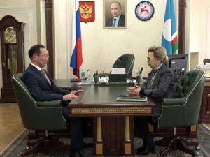 Айсен Николаев и Галина Данчикова обсудили реализацию поручений Президента России в Якутии