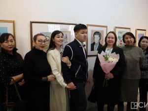 В Якутске открылась выставка 12-летнего художника с аутизмом