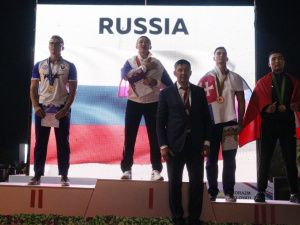 Министр спорта РФ Олег Матыцин посетил чемпионат мира по мас-рестлингу в Узбекистане