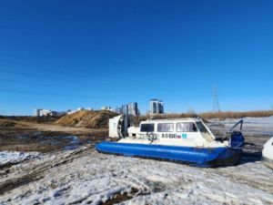 В межсезонье пассажирские перевозки в Якутии обеспечат суда на воздушной подушке