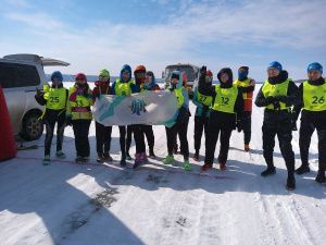 В Якутии прошёл первый республиканский ледовый забег «Ленские столбы»