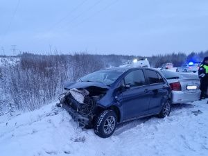 В Нерюнгринском районе Якутии при столкновении двух машин пострадала женщина