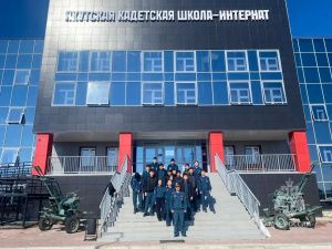 Учащиеся кадетского класса побывали на экскурсии в Якутской кадетской школе-интернате