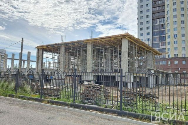 В строящейся школе самбо и дзюдо в Якутске возвели первый этаж