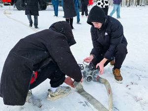 «Всегда готов!»: в Мирном прошла пожарная эстафета школьников