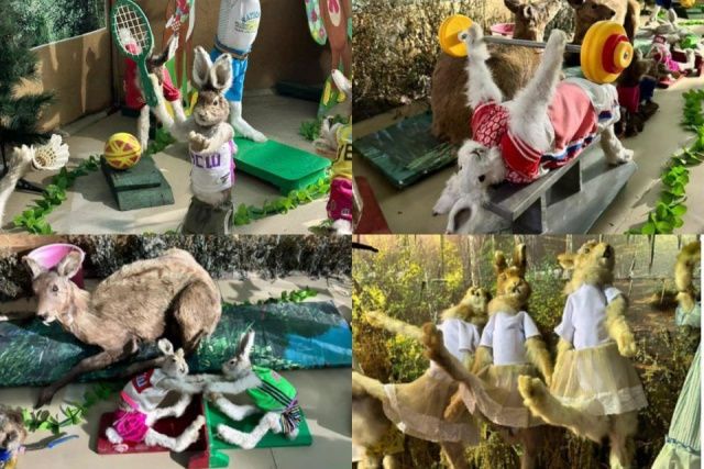 Зайцы-спортсмены и ондатра-супермен: необычные чучела животных делает таксидермист из Якутии