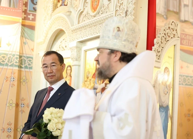 В Нерюнгри состоялось великое освящение храма святителя Николая Чудотворца