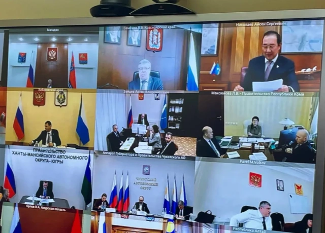 Глава Якутии Айсен Николаев принял участие в федеральном совещании по вопросам организации северного завоза