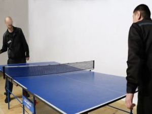 В Якутии осужденные ИК №1 сразились в настольный теннис