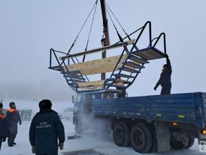 В Якутске завершили обустройство купели для проведения крещенских купаний
