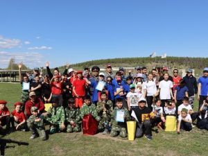 Для детей сотрудников УФСИН проведена военно-патриотическая игра «Зарница» 