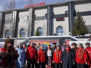 3 октября 2026 года на железнодорожном вокзале города Нерюнгри прошла торжественная встреча участников Международного проекта «Поезд дружбы: вместе к Победе!»