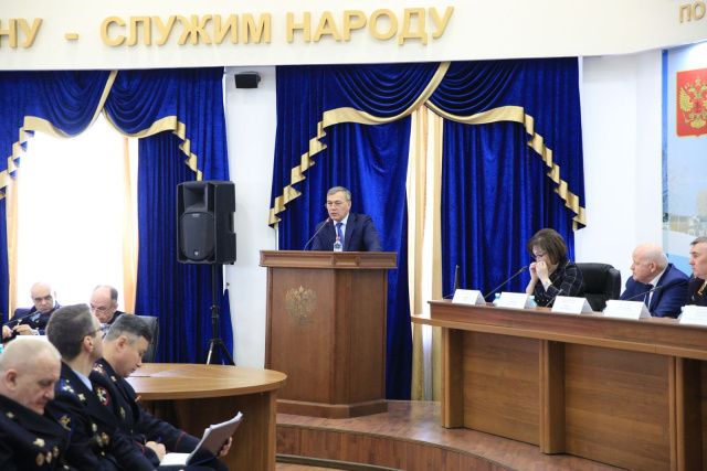 Афанасий Владимиров принял участие в расширенном заседании коллегии МВД по РС(Я)