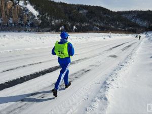 В Якутии прошёл первый республиканский ледовый забег «Ленские столбы»