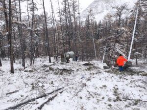 В Кобяйском улусе идут работы по вывозу оставшихся фрагментов ракет-носителей